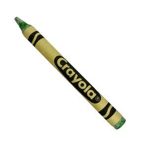 Ultra Green Crayola Crayon Fluorescent Retired Permanent Name Change Vintage
